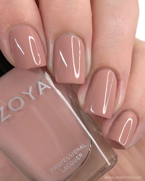 Zoya Neutral Nail Polish, Natural Nail Paint, Nail Paint Shades, Old Nail Polish, Zoya Nail, Nude Nail Polish, Zoya Nail Polish, Neutral Nails, Nail Polish Collection