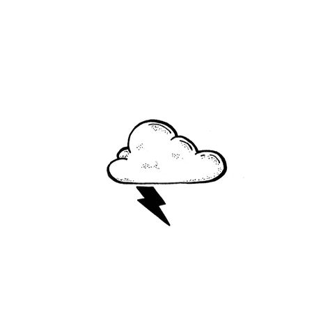 Storm Cloud Thunder Cloud Tattoo, Storm Drawing, Small Clipart, We Are Made Of Stardust, Storm Tattoo, Lightning Bolt Tattoo, Made Of Stardust, Cloud Tattoo, I Am The Storm