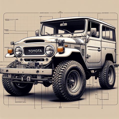 Discover the iconic Toyota Land Cruiser FJ40, a vintage off-road legend! 🚙 Explore its rugged design, rich history, and legendary off-road capabilities. Read more about this timeless classic here: [https://croauto.net/toyota-land-cruiser-fj40-off-road-icon/](https://croauto.net/toyota-land-cruiser-fj40-off-road-icon/) #Toyota #FJ40 #OffroadIcon #VintageCars Fj Land Cruiser, Fj 40 Toyota Land Cruiser, Road Icon, Fj40 Landcruiser, Classic Toyota, Acura Legend, Subaru Baja, Toyota Fj40, Volkswagen Karmann Ghia