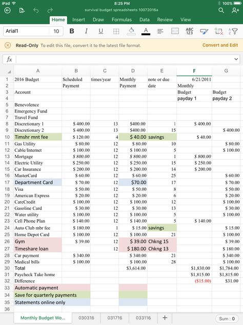 Financial Budget Spreadsheet, Personal Budget Spreadsheet, Budgeting Template, Monthly Budget Worksheet, Goals Examples, Excel Budget Spreadsheet, Goals List, Budget Spreadsheet Template, Budget Worksheet