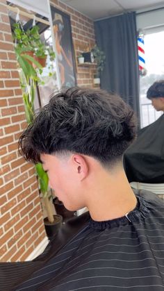 Romuel Cuevas | Mid tapah blowout 💈 #barber #fade #blowout #middlepart #flow #fringe #taper #fluffy #perm #curlyhair #inspo #inspiration #inspohaircuts… | Instagram Low Fade Taper Haircut Mens, Blowout With Mid Taper, Taper Fringe., Taper Mid Fade Haircut, Low Taper Flow Haircut, Blowout Taper Hair, Fluffy Taper Fade, Hiar Stail For Boys, Low Blowout Taper Fade