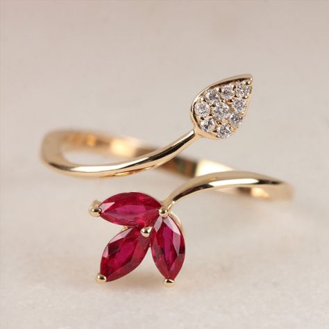 Gold Ring, Diamond Ring, Ruby Ring, Gemstone Ring, Gemstone Jewelry, Handmade Jewelry, Anniversary Gifts, Birthday Gifts, Ruby Gemstone, Christmas Gift, Gift For Her Garnet Wedding Rings, Ruby Wedding Rings, Garnet Wedding, Gemstone Wedding Rings, Gold Ring Designs, Ruby Engagement Ring, Rose Gold Band, 18k Yellow Gold Ring, Ruby Diamond