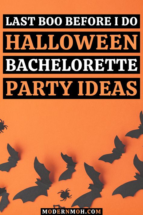 6 Spooky Good Ideas for a Halloween Bachelorette Party Bachelorette Party Spooky, October Bachelorette Party Theme, Salem Mass Bachelorette Party, Boos Before I Do, Hocus Pocus Bachelorette Party, Halloween Bachelorette Party Games, Last Boo Before I Do, Halloween Theme Bachelorette Party, Spooky Bachelorette Party Ideas