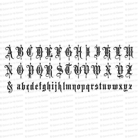 Name Tattoos For Men, Old English Tattoo, Old English Alphabet, Skull Template, Gothic Calligraphy, Tattoos Fonts, Names Tattoos For Men, Fonts For Tattoos, Old English Letters