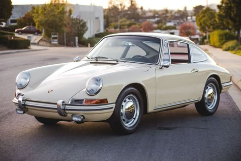 CPR Classic is excited to offer this lovely 1966 Porsche 912 painted in Sand Beige with a red interior. This 912 was acquired by CPR from a collector client … Vintage Cars Black And White, Vintage Cars Black, Cars Black And White, Vintage Cars For Sale, Vintage Cars 1950s, Vw Sedan, Volkswagen Karmann Ghia, Porsche 912, Porsche Sports Car