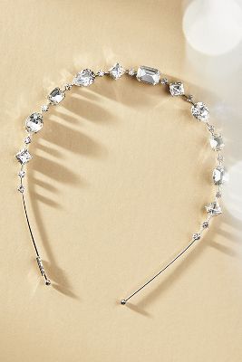 Shop the Lelet NY Emi Crystal Headband and more at Anthropologie today. Read customer reviews, discover product details and more. Sparkle Headband, Lelet Ny, Single Pearl Necklace, Branch Earrings, Crystal Anklet, Crystal Chandelier Earrings, Silver Headband, Back Necklace, Crystal Hoop Earrings