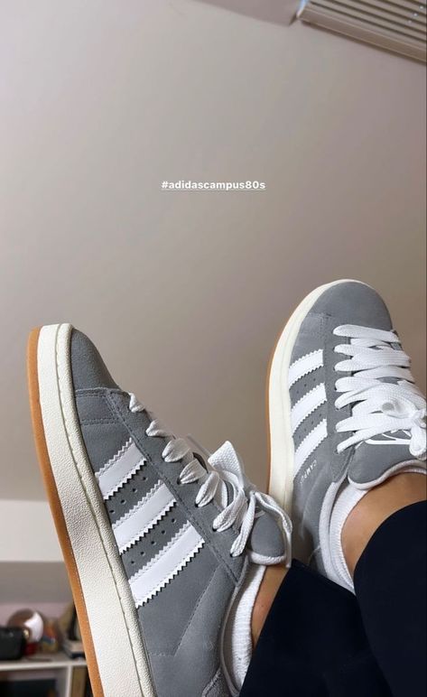 Adidas Campus 80s Outfit, Adidas Samba Grey, Adidas Campus 00s Gray, Adidas Campus 00s Outfit Grey, Adidas Campus 00s Grey Outfit, Adidas Campus Aesthetic, Grey Shoes Outfit, Gray Shoes Outfit, Adidas Campus Grey