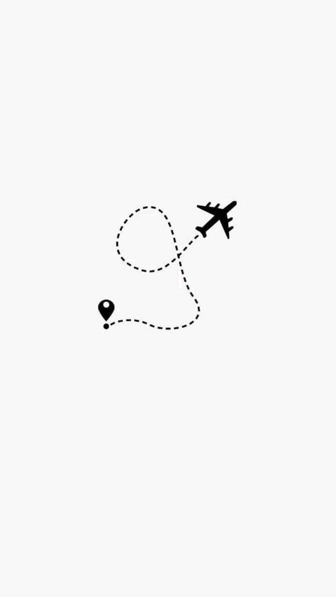 Travel Tattoo Ideas, Plane Tattoo, Good Morning Posters, Airplane Tattoos, Travel Tattoos, Good Photo Editing Apps, Healing Tattoo, Passport Stamps, Graph Paper Art