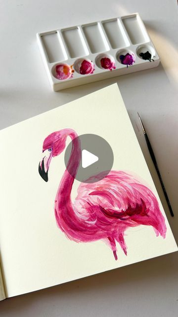 𝙏𝙖𝙣𝙮𝙖 on Instagram: "Flamingo 🩷🦩  Used @montmarteart acrylic paints  Brushes @kokuyo.camlin   #acrylic #acrylicpainting #flamingo #flamingoes #birdillustration #illustration #satisfying #satisfyingvideos #tutorial" Flamingoes Art, Flamingo Painting Acrylic, Flamingo Art Painting, Flamingo Videos, Flamingos Art Illustration, Flamingo Acrylic Painting, Flamingo Things, Flamingo Illustration, Flamingo Painting