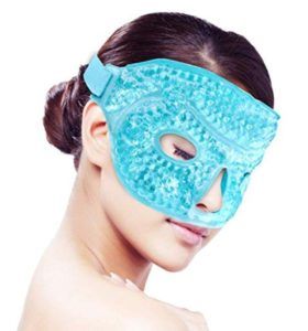 Hot and cold therapy eye mask Ice Face Mask, Cold Face Mask, Ice Mask, Cold Eye Mask, Allergy Eyes, Fin Fun Mermaid Tails, Ice Face, Mask Inspiration, Cold Face