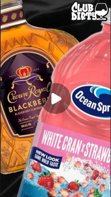 Blackberry Jello, Crown Drink, Crown Royal Recipes, Blackberry Drinks, Tropical Drink Recipes, Crown Royal Drinks, Malibu Drinks, Blackberry Recipes, Strawberry Drinks