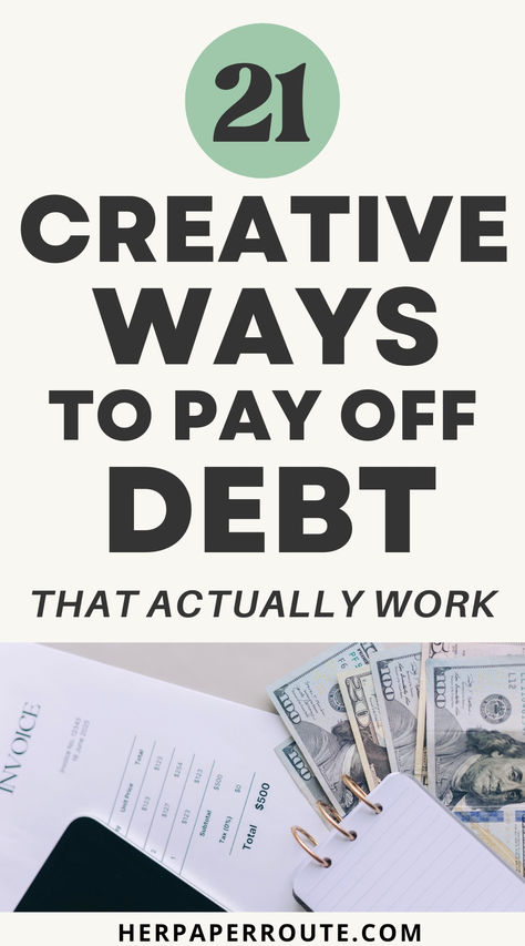 Has debt gotten the better of your time and energy for way too long? Maybe it seems like you’re barely keeping up with what you owe. There’s a way to eliminate debt from your life for good. In fact, there are many ways to become debt-free. Here are 21 creative ways to pay off debt that actually work. Consolidate Credit Card Debt, Pay Off Debt Quickly, Eliminate Debt, Help Save Money, Money Saving Mom, Debt Free Living, Personal Finance Tips, Pay Off Debt, Build Wealth