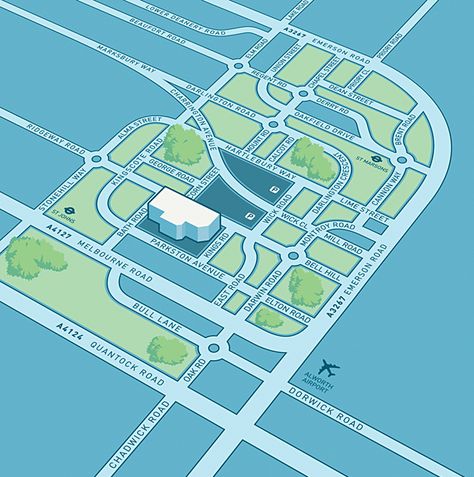 map Urban Planning Illustration, Map Location Design, Map Layout Design, Map Illustration Design Graphics, Map Design Graphic, Location Map Design, Creative Map Design, Graphic Design Map, Map Design Ideas