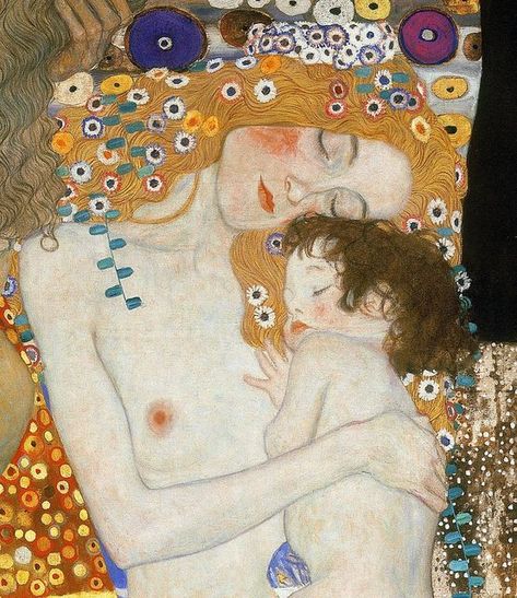 Gustav Klimt Mother And Child, Gustav Klimt Mother, Klimt Mother And Child, Three Ages Of Woman, Klimt Mother, Dancing Princess, Dance Fever, Sun Painting, Canvas Art Decor