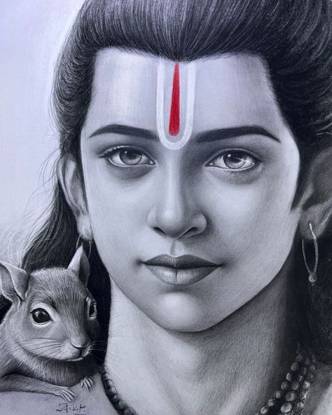 Rama Drawing, Naruto Drawings Easy, Ram Ji Photo, God Drawing, Face Art Drawing, Oil Pastel Drawings Easy, Family Tattoo Designs, Pencil Drawing Images, Shadow Drawing