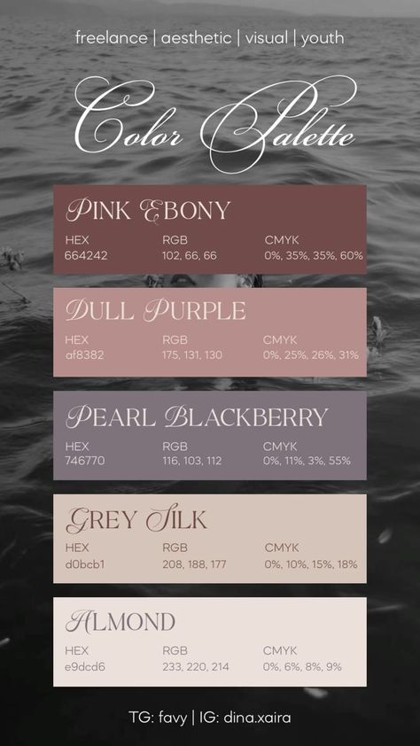 🫐FAVY | контент | Pinterest Mauve Color Palette Hex Codes, Muted Color Palette Aesthetic, 7 Color Palette With Hex Codes, Early Fall Color Palette, Hexcodes Color Palette, Goodnotes Colour Palette, Color Pallets With Hex Codes, Color Schemes With Hex Codes, Neutral Colors Palette