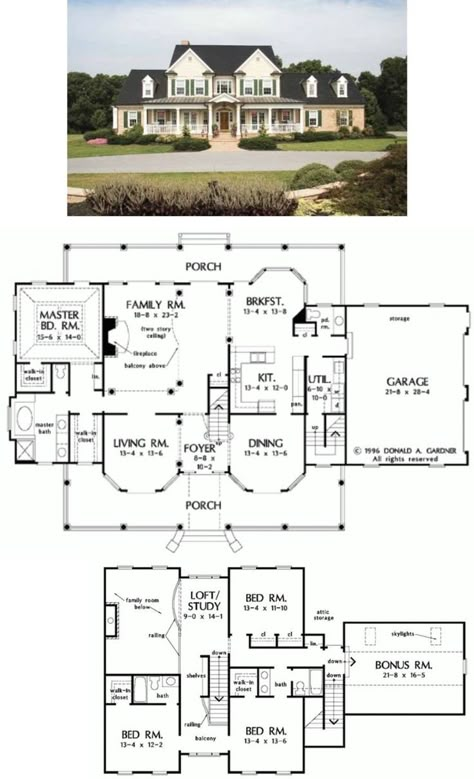 Pretty House Floor Plan, House Lay Out Floor Plans, Two Story House Plans 6 Bedroom, Big Suburban House Floor Plans, House On Land Country Dream Homes, American Mansion Floor Plan, Big Family House Floor Plans, Large Family Home Layout, Farmhouse Mansion Layout