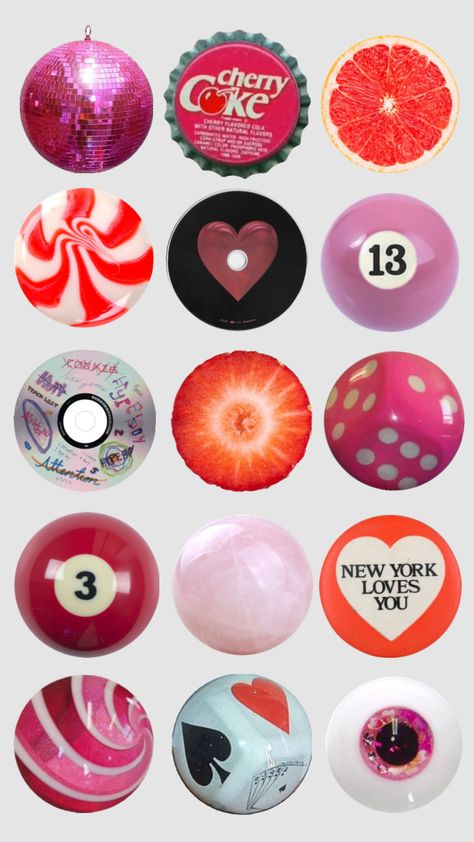 pink/red circle collage Baby Pink Aesthetic Vintage, Pink Circle Icon, Pink Aesthetic Vintage Wallpaper, Aesthetic Circle Pfp, Phone Backgrounds Aesthetic Vintage, Circular Things, Pink Aesthetic Vintage, Bedroom Aesthetic Vintage, Phone Backgrounds Aesthetic