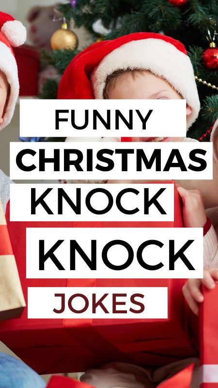 These funny Christmas knock knock jokes for kids will keep your family laughing all day long. The holiday is upon us and we are always looking for a little festive fun. Consider these Christmas jokes as a way to kick start any gathering that hosts little ones! Christmas Knock Knock Jokes, Knock Knock Jokes For Kids, Christmas Skits, Christmas Jokes For Kids, Funny Knock Knock Jokes, Christmas Riddles, Funny Christmas Jokes, Family Laughing, Lunchbox Jokes