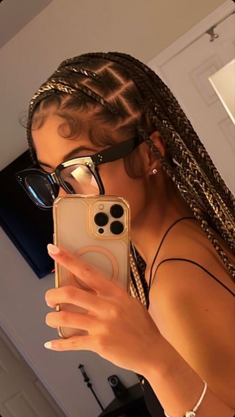 Edges Hair, Box Braids Hairstyles For Black Women, Cute Braided Hairstyles, Braids Hairstyles Pictures, Cute Box Braids Hairstyles, Extensions Hair, Protective Hairstyles Braids, Pretty Braided Hairstyles, Girls Hairstyles Braids