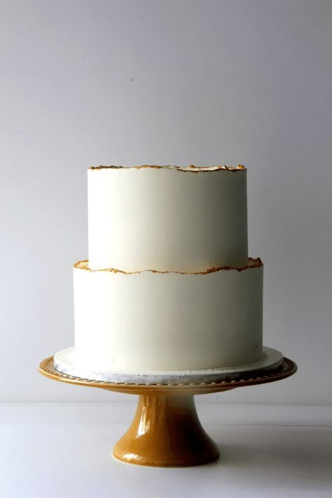 Ombre Cake, Gorgeous Wedding Cake, Engagement Cakes, Simple Wedding Cake, Gold Wedding Cake, Gold Cake, Elegant Wedding Cakes, Wedding Cake Inspiration, Tiered Wedding Cake