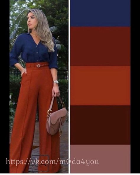 Outfit Color Combos, Autumn Color Palette Fashion, Colour Combinations Fashion, Color Combos Outfit, Color Blocking Outfits, Color Combinations For Clothes, Coban, Neue Outfits, Stylish Work Outfits