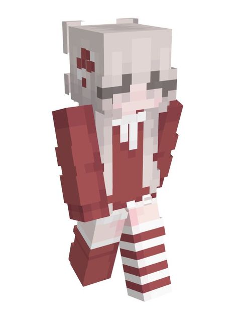 a sweet, red minecraft skin for christmas by giovanka on namemc! <3 Minecraft Skins Christmas, Minecraft Skins Red, Minecraft Skins Female, Minecraft Outfits, Skin Mine, Minecraft Skins Aesthetic, Mc Skins, Skin Minecraft, Minecraft Characters