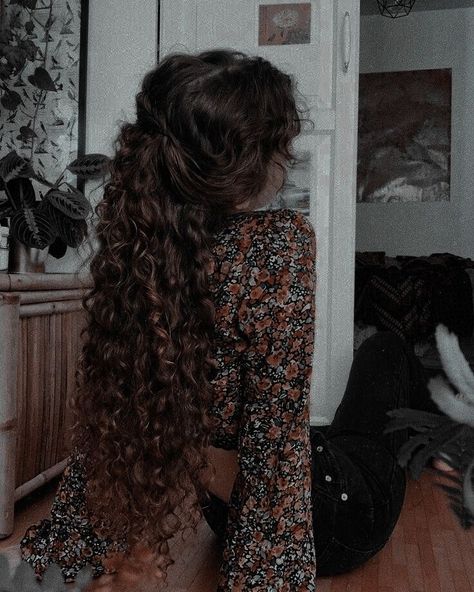 Dark Curly Hair, Curly Hair Inspo, Brown Curls, Brown Curly Hair, Girl With Brown Hair, Curly Hair Women, Modern Disney, Long Brown Hair, Curly Girl Hairstyles