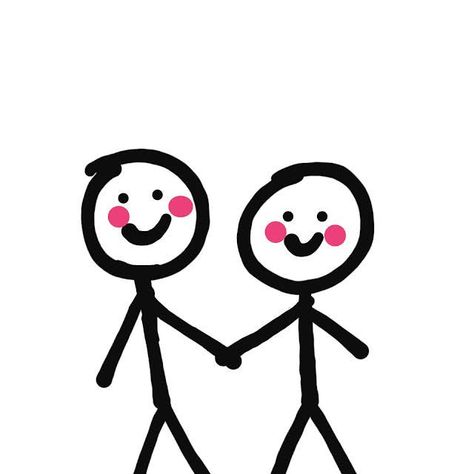 Cute Stick Figure Drawings, Ideas Noteit, Florkofcows Icons, Friendship Book, Funny Stick Figures, Funny Stickman, My Forever Person, Forever Person, Love My Best Friend