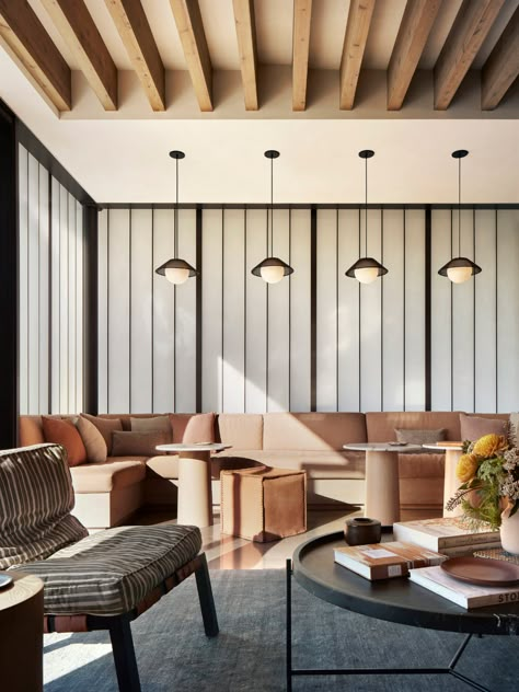 One for the Books | California Home+Design Hotel Waiting Area, California Home Design, Design Café, Corporate Interiors, One For The Books, Lobby Design, Waiting Area, Luxe Interiors, Commercial Interior Design