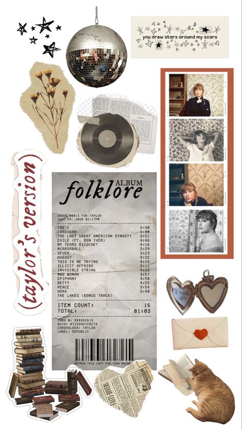 Phone Case Inspo Taylor Swift, Taylor Swift Aesthetic Scrapbook, Phonecase Sticker Taylor Swift, Aesthetic Taylor Swift Phone Case, Collage Phone Case Printable Taylor Swift, Taylor Swift Folklore Phone Case, Taylor Swift Clear Phone Case, Folklore Emojis Taylor Swift, Phone Stickers Taylor Swift