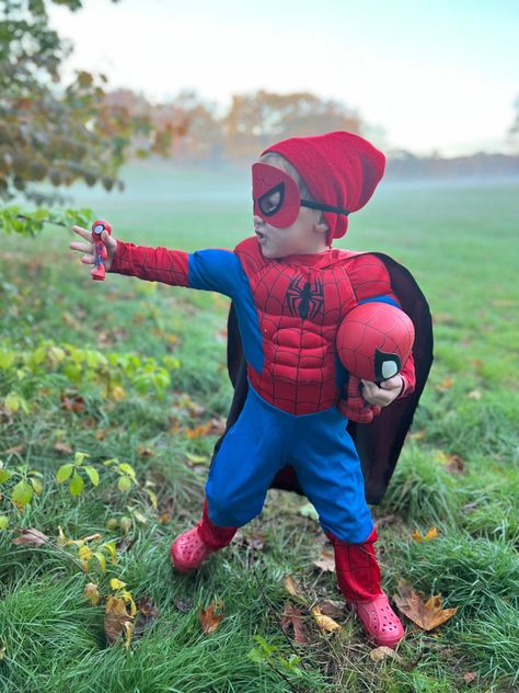 #spiderman #toddler #toddlerlife #spidey #costumes Spidey Costumes, Toddler Spiderman Costume, Spiderman Toddler, Ironman Costume, Spidey And His Amazing Friends, Scary Ghost Pictures, Spiderman Costume, Scary Halloween Costume, Amazing Friends