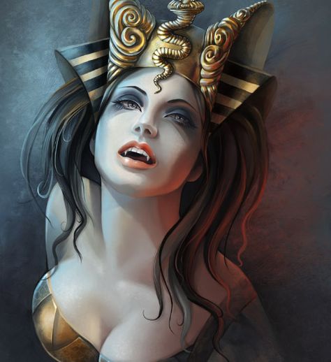 Egyptian Vampire, Queen Of The Damned, Female Vampire, Vampire Love, Vampire Chronicles, Vampire The Masquerade, Vampire Queen, Vampires And Werewolves, Vampire Girls