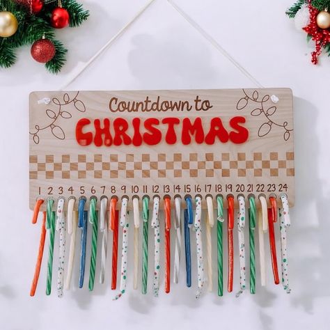 Make the countdown to Christmas a little sweeter! Candy cane countdown to Christmas! 🎄 Find it here! 🔗 https://kaitlynroseco.com/products/countdown-to-christmas-candy-cane-sign . . #candycane #countdowntochristmas #countdown #christmas #christmassign #traditions #christmasdecor Countdown Christmas, Countdown To Christmas, Christmas Candy Cane, Christmas Countdown, Christmas Signs, Christmas Candy, Candy Cane, Find It, Christmas Decorations