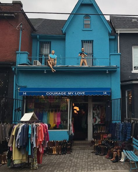 Toronto Canada Aesthetic, Toronto Aesthetic, Kensington House, Vintage Stores, Vintage Clothing Boutique, 21 Birthday, Consignment Boutique, Mexican Outfit, Pieces Of Clothing