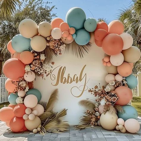 Amazon.com: Dusty Blue Orange Balloon Garland Double Stuffed Burnt Orange White Sand Beige Balloon Dark Teal Blush Balloon Arch Kit for Boho Baby Shower Birthday Wedding Fall Party Decoration : Toys & Games Gender Reveal Balloon Arch, Peach Balloon Garland, Matte Balloons, Baby Shower Boho, Birthday Bear, Bear Party, Boho Birthday, Balloon Arch, White Sand