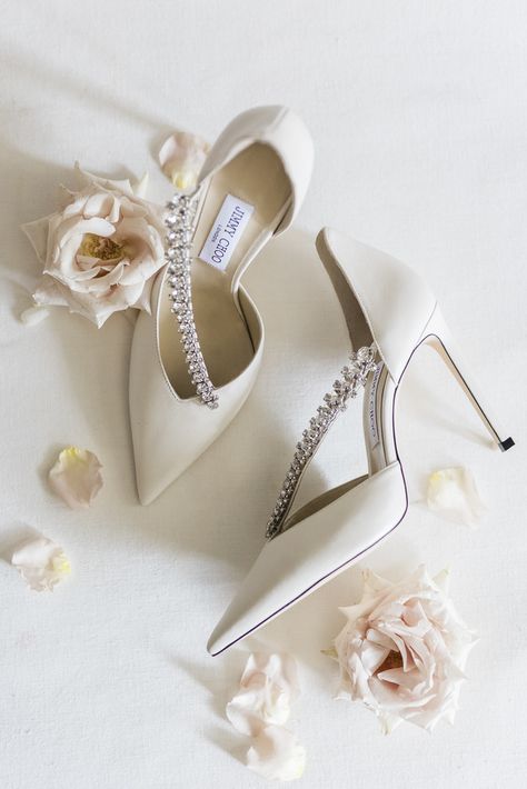 The most fabulous Jimmy Choo shoes! I must have for 2023 Brides! Photo by Green Holly Photography- Detroit Michigan Wedding Photographer Perfect Wedding Shoes Classy, Designer Wedding Heels, Holly Photography, Bride Heels, Elegant Wedding Shoes, Fun Wedding Shoes, Perfect Wedding Shoes, Heels Wedding, Wedding Shoes Bride