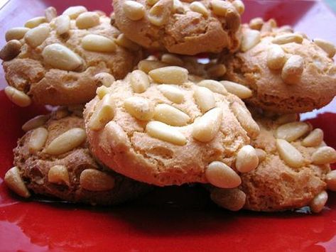 recipe image Pinole Cookies, Cake Websites, Pignoli Cookies, Italian Cookie, Recipe Photo, Recipe Italian, Italian Cookie Recipes, Italian Pastries, Cookie Table