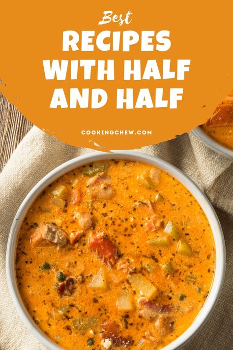 Recipes With Half And Half, Southwest Chicken Pasta, Half And Half Recipes, Potato Pudding, Half And Half Cream, Cheese Mashed Potatoes, Ham Potato, Chicken Alfredo Pasta, Sausage Gravy