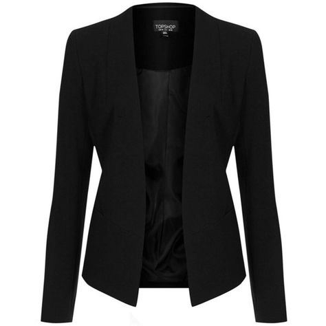 Women's Topshop Open Front Blazer found on Polyvore Topshop Jacket, Slim Blazer, Work Blazer, Slim Fit Jackets, Slim Fit Blazers, Open Front Blazer, Open Front Jacket, Tailored Blazer, Pocket Jacket