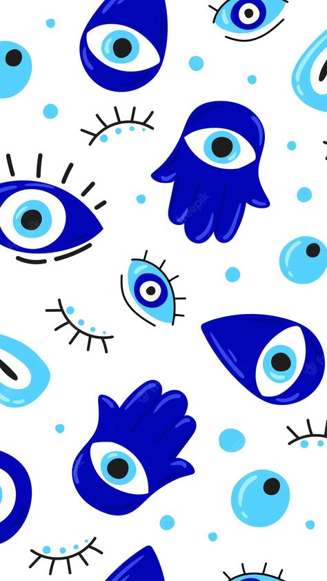 Evil Eye Wallpaper Explore more Belief, Blue bead, Evil Eye, Iconic Symbol, Malevolent Glare wallpaper. https://www.whatspaper.com/evil-eye-wallpaper-21/ Evil Eye Wallpaper, Evil Eye Pattern, Eye Wallpaper, Evil Eye Art, Iphone Wallpaper Cat, Turkish Eye, Eyes Wallpaper, Posca Art, Cute Christmas Wallpaper