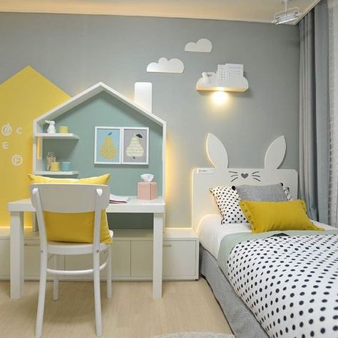 Design Ložnic, Kids Room Inspiration, Toddler Bedrooms, Design Del Prodotto, Kids Room Ideas, Bed Desk, Kids Interior, Kids Bedrooms