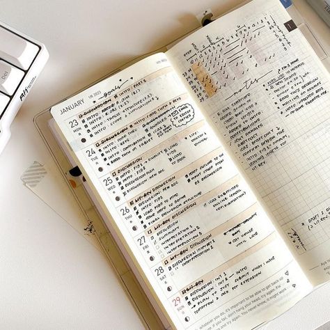 How To Keep A Planner, How To Planner, Hobonichi Weeks Aesthetic, How To Use A Planner, Hobonichi Planner Weeks, Hobonichi Aesthetic, Hobonichi Weeks Setup, Weekly Planner Inspiration, Hobonichi Weeks Layout Ideas