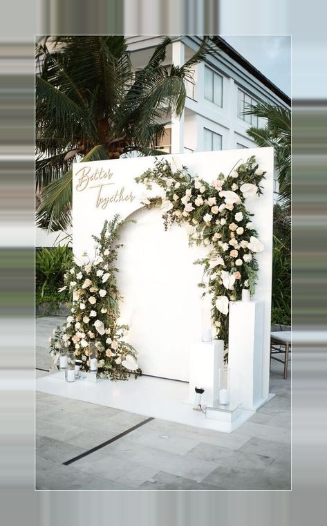 Wedding Decorations Ideas, Photo Booth Backdrop Wedding, Booth Backdrops, Wedding Background Decoration, Booth Wedding, Wedding Decoration Ideas, Diy Wedding Backdrop, Wedding Stage Design, Dream Wedding Decorations