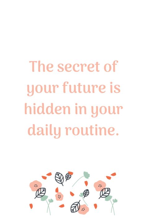 “The secret of your future is hidden in your daily routine” Having and maintaining a daily routine is incredibly important for living a productive and efficient life. Click the link for guides to how to live your most productive life. Routine Quotes, Breaking Bad Habits, Productive Life, A Daily Routine, Healthy Happy Life, Break Bad Habits, Awakening Quotes, Study Quotes, Be Productive