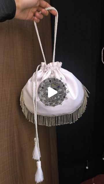 Nazia on Instagram: "DIY Potli Bag #reels #craft #diy #creative #embroidery #bag #potlibags" How To Make Potli Bags Diy, Bag Embroidery, Potli Bag, Potli Bags, Creative Embroidery, Instagram Diy, Diy Creative, Craft Diy, At Home