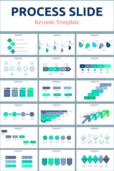 Process Slides - creative design business presentation templates in the Keynote. Ready template, easy to use. #Process #Keynote #Design #Creative #Presentation #Slide #Infographic Powerpoint Process Design, Steps Presentation Design, Process Presentation Design, Work Process Design, Process Chart Design, Process Slide Design, Creative Slide Design, Business Infographic Templates, Investment Infographic