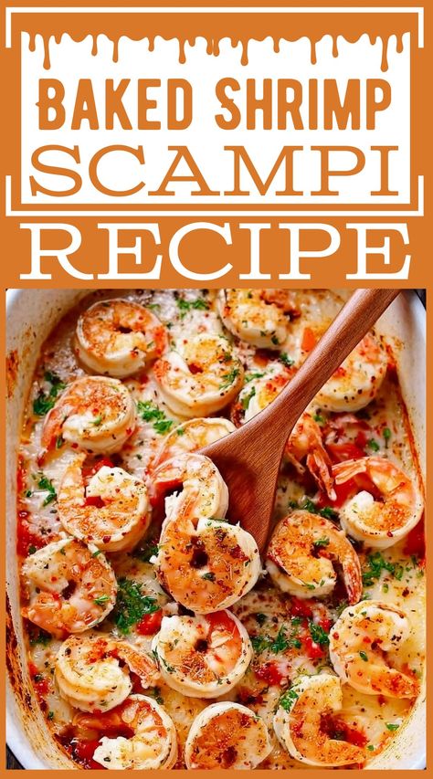 Baked Shrimp Scampi Game-changer For Dinner Parties Shrimp Scampi In Oven, Oven Baked Shrimp Scampi, Oven Baked Shrimp, Pesto Zucchini Noodles, Potato Breakfast Recipes, Parmesan Roasted Cauliflower, Smoked Salmon Bagel, Baked Shrimp Scampi, Roasted Artichoke