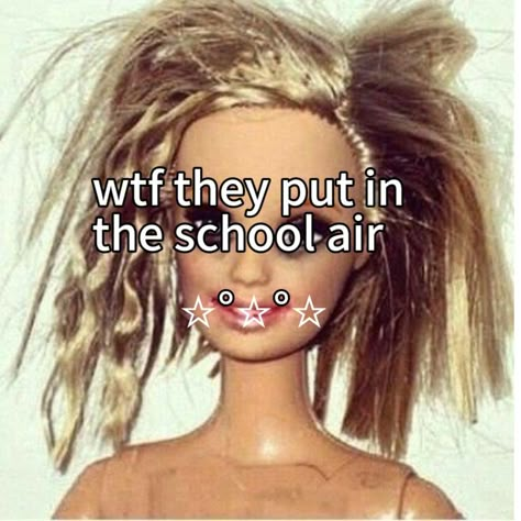 School Whispers, Relatable School, School Air, Barbie Funny, School Sucks, I Hate School, Hate School, Online Quiz, Good Luck Quotes