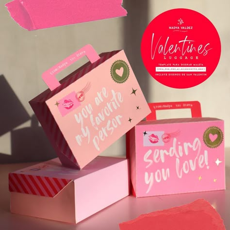 Valentine Packaging Design, Box Ideas Design, Gift Packaging Ideas, Valentines Gift Box, Valentine Day Boxes, Small Business Packaging Ideas, Template Png, Gift Box Design, Small Business Packaging